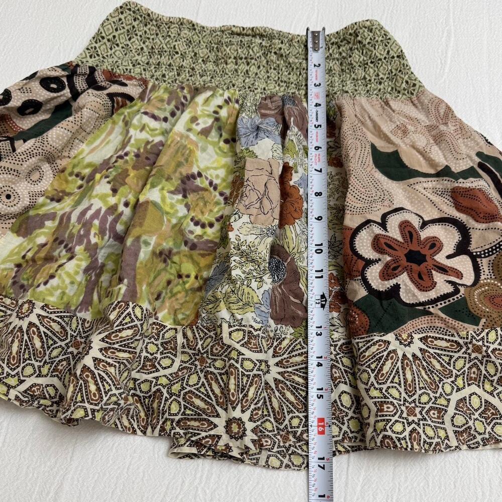 Whimsical Daytrip multicoloured patchwork skirt w… - image 7